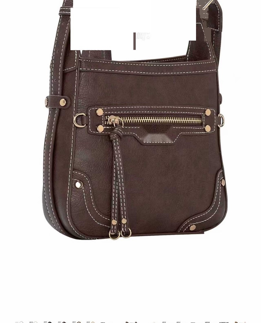 Everyday crossbody bag in espresso